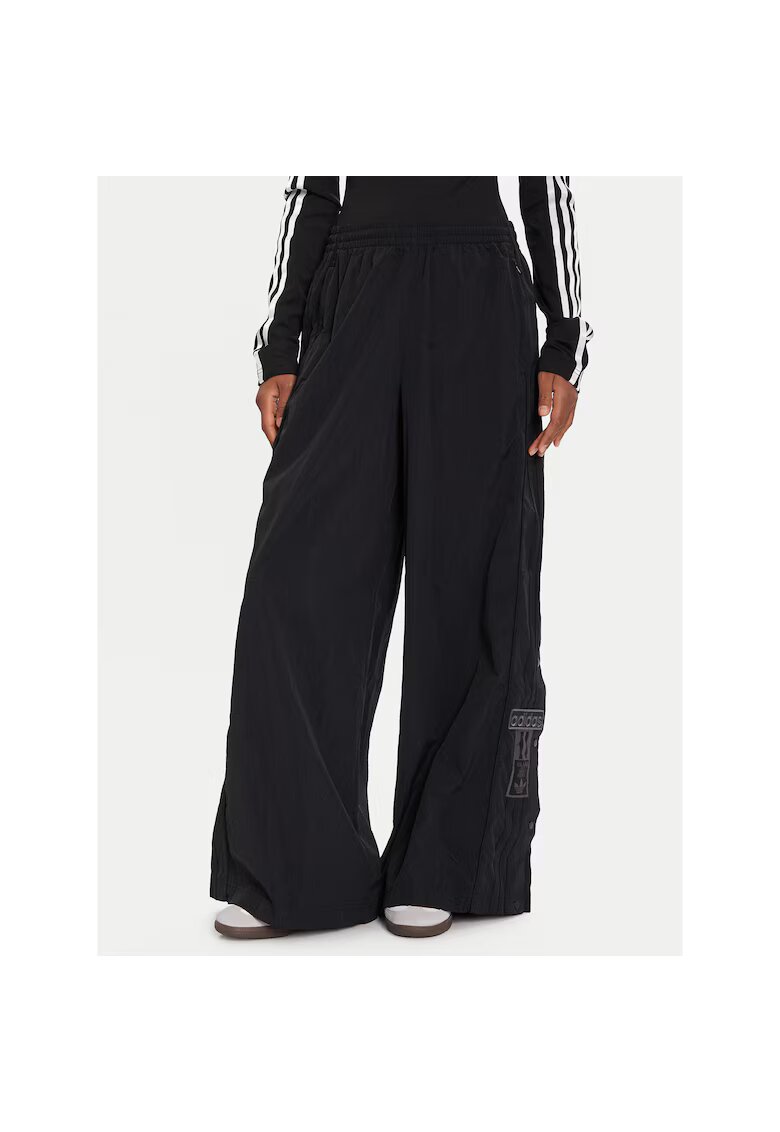 adidas Дамски спортни панталони черни - анцуг - широки