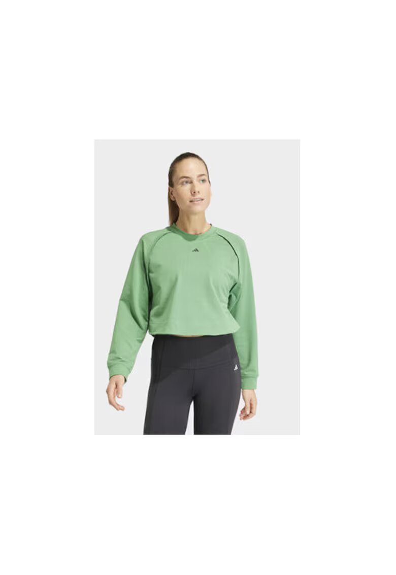 adidas Дамски термо суитшърт - 303458218 - Рециклиран полиестер/Памук -