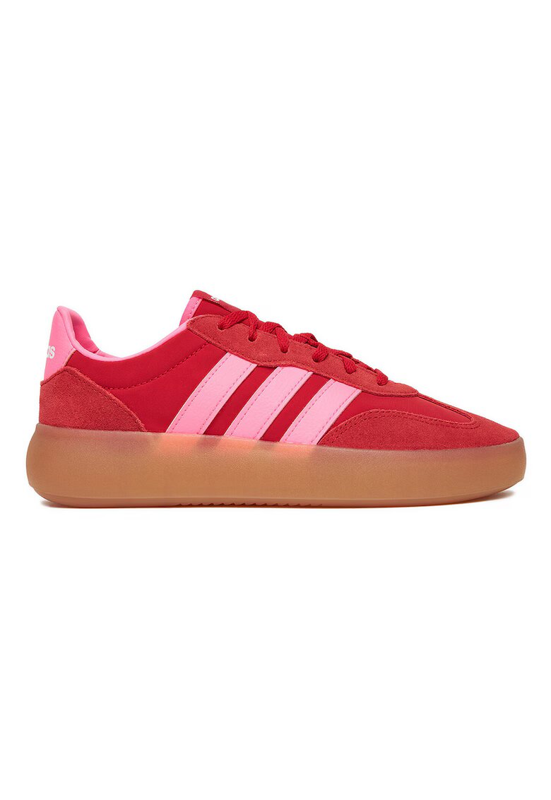 adidas Детски кецове - естествена кожа - червени - удобен комплект