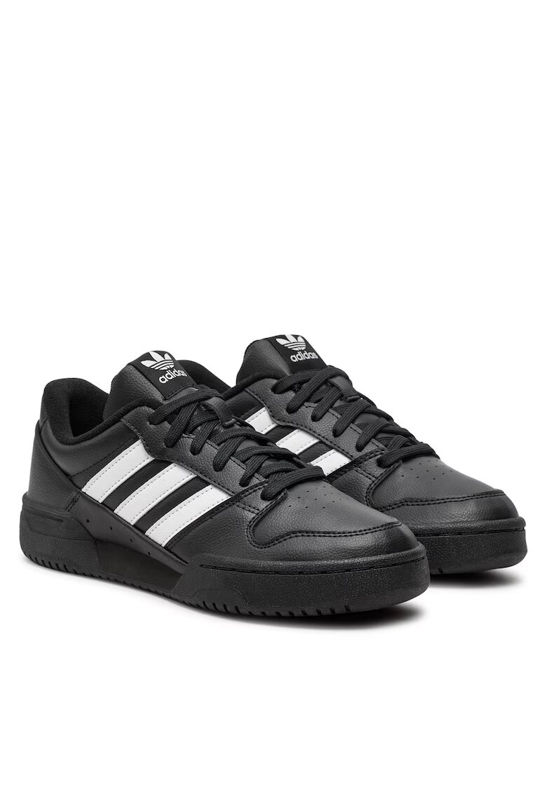 adidas Детски кецове - Team Court 2 Str - естествена кожа - черно