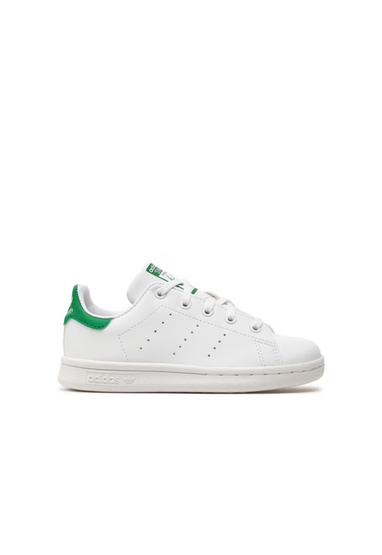 adidas Детски обувки Stan Smith - екологична кожа - бял/