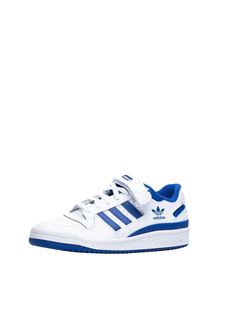 adidas Детски спортни обувки модел Forum - Синтетична кожа - Бял/Син