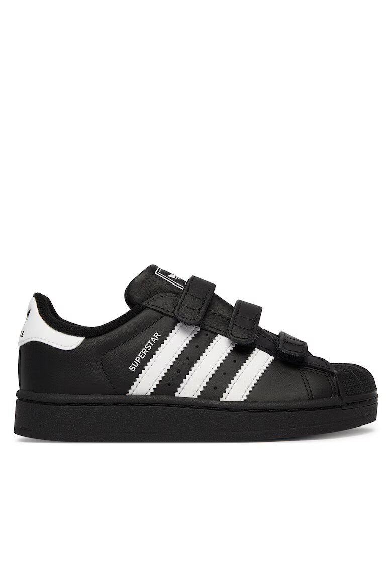 adidas Детски спортни обувки - модел Samba - велкро - черни - екологична кожа