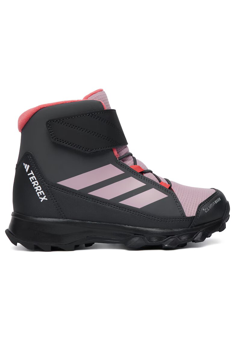 adidas детски спортни обувки от синтетичен материал Terrex Climawarm - черно/лилаво