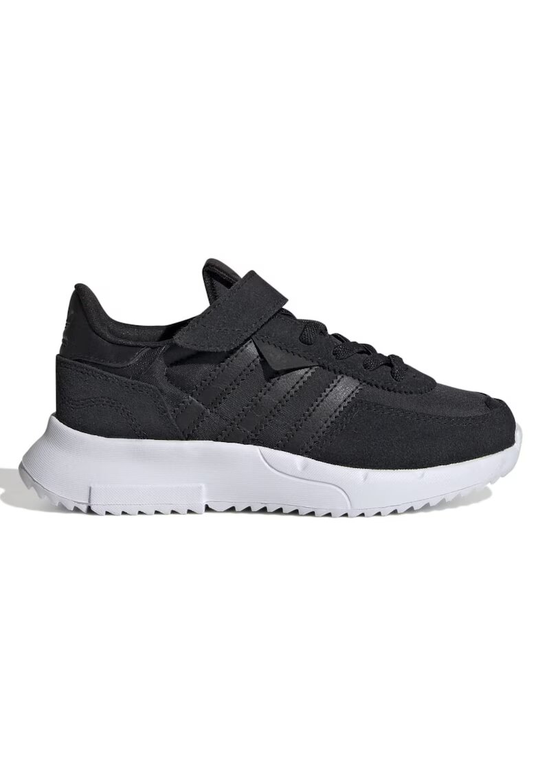 adidas Детски спортни обувки Retropy F2 CF EL C - Велур/Текстил - Черен