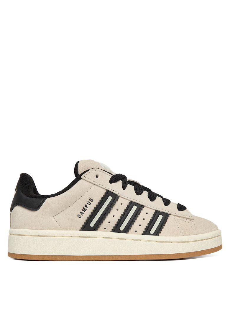 adidas Детски спортни обувки - Wonalu/Cblack/Owhite - естествена кожа