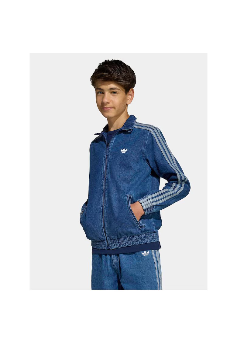 adidas Детско дънково яке - ежедневно - синьо - памук
