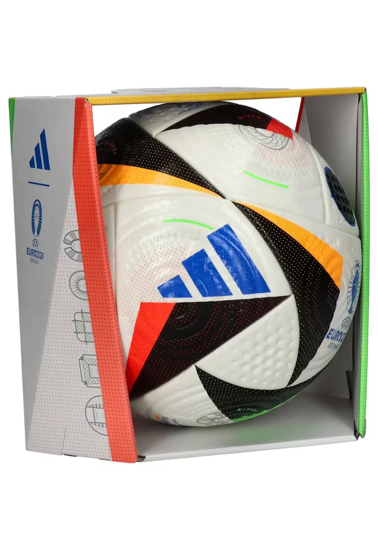 adidas Футболна топка Euro24 Pro - официална игрална топка - Бял