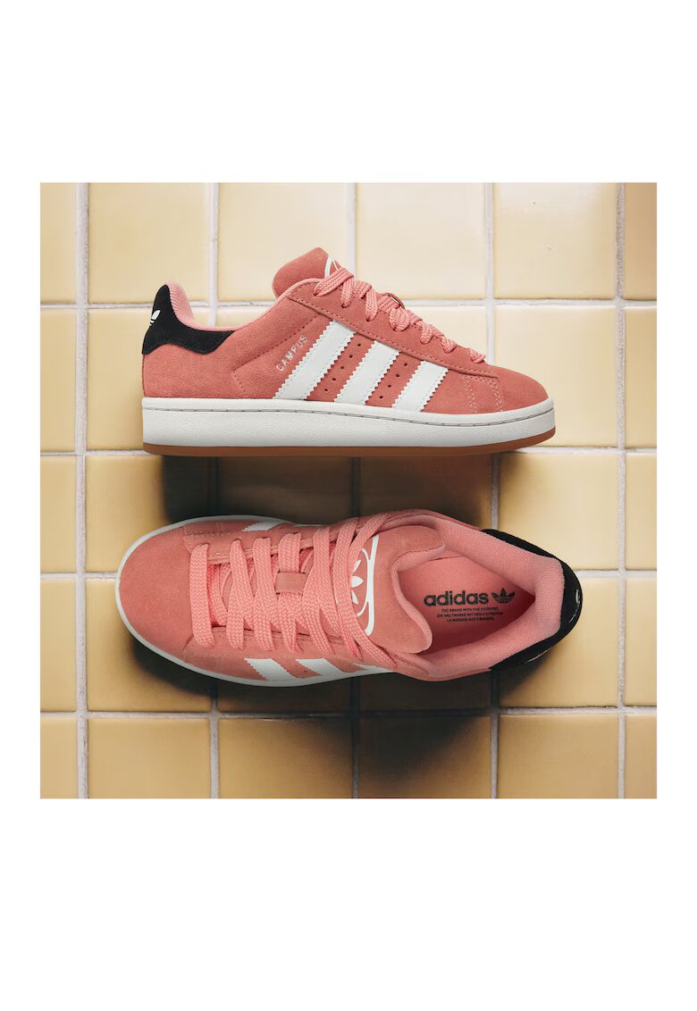 adidas Кецове с принт от велур