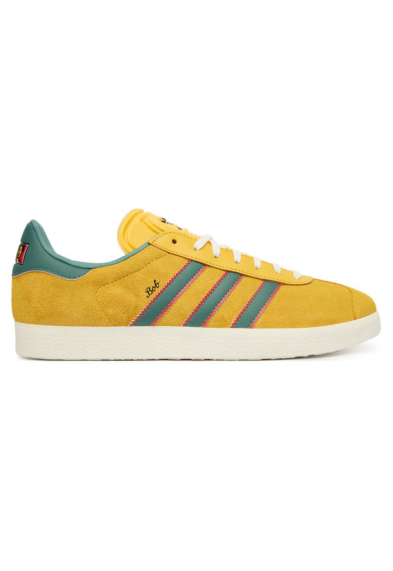 adidas Маратонки естествена кожа - жълти