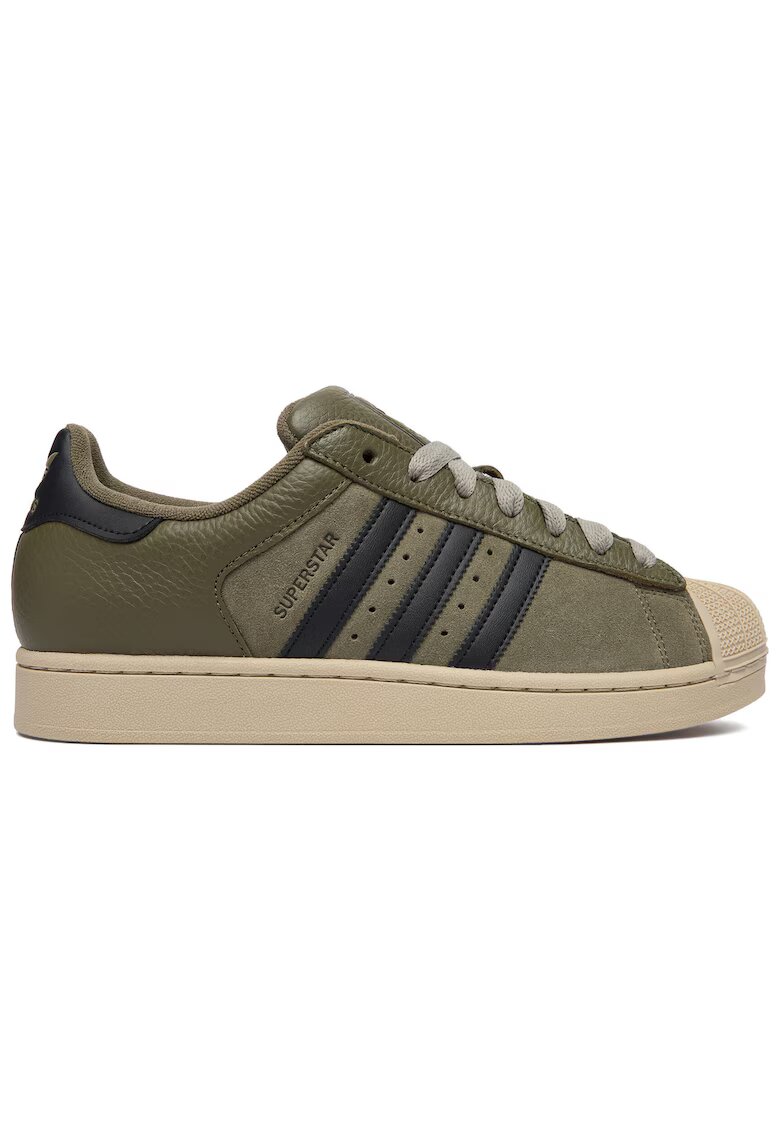 adidas Маратонки от естествена кожа и велур с бомбе shell Superstar - Многоцветни