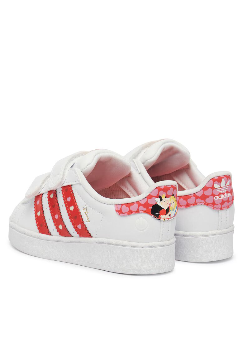 adidas Маратонки за момичета - естествена кожа - бели