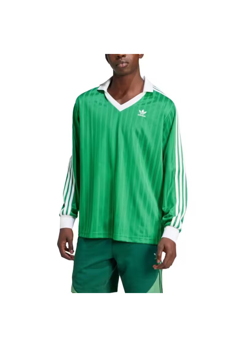 adidas Мъжка спортна тениска - Adicolor Pique - зелена