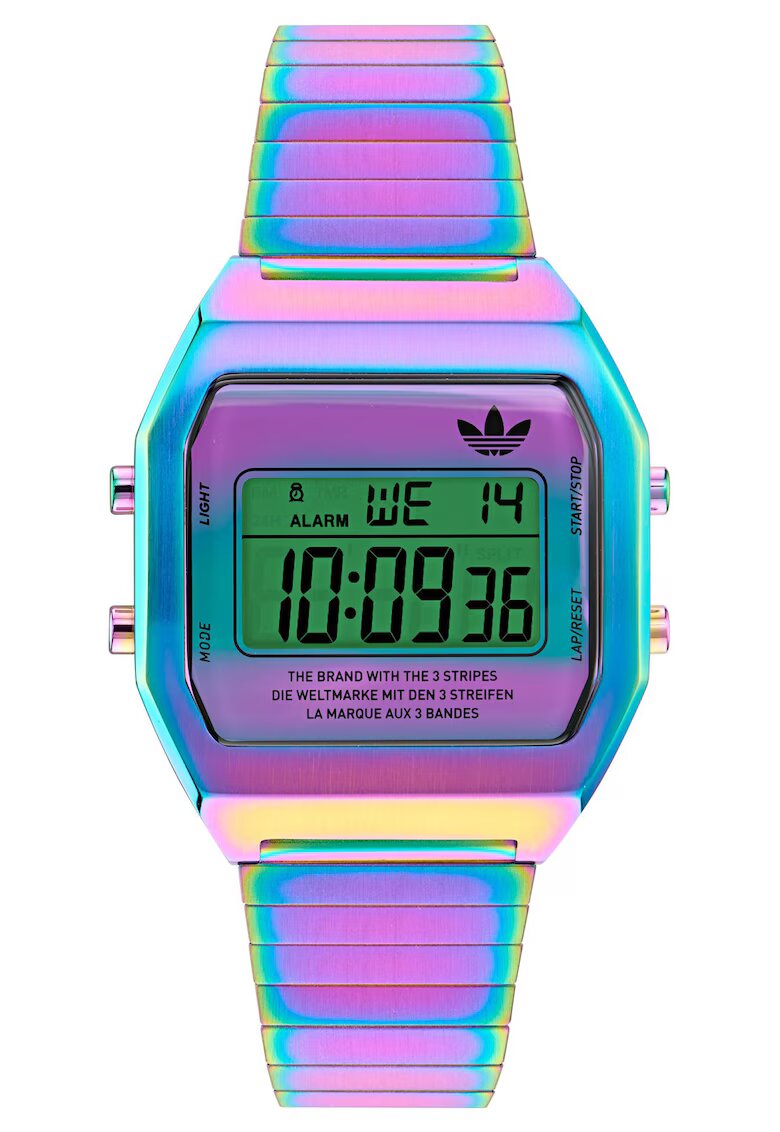 adidas Мъжки часовник Digital Two - дигитален - инокс - водоустойчив 5 ATM