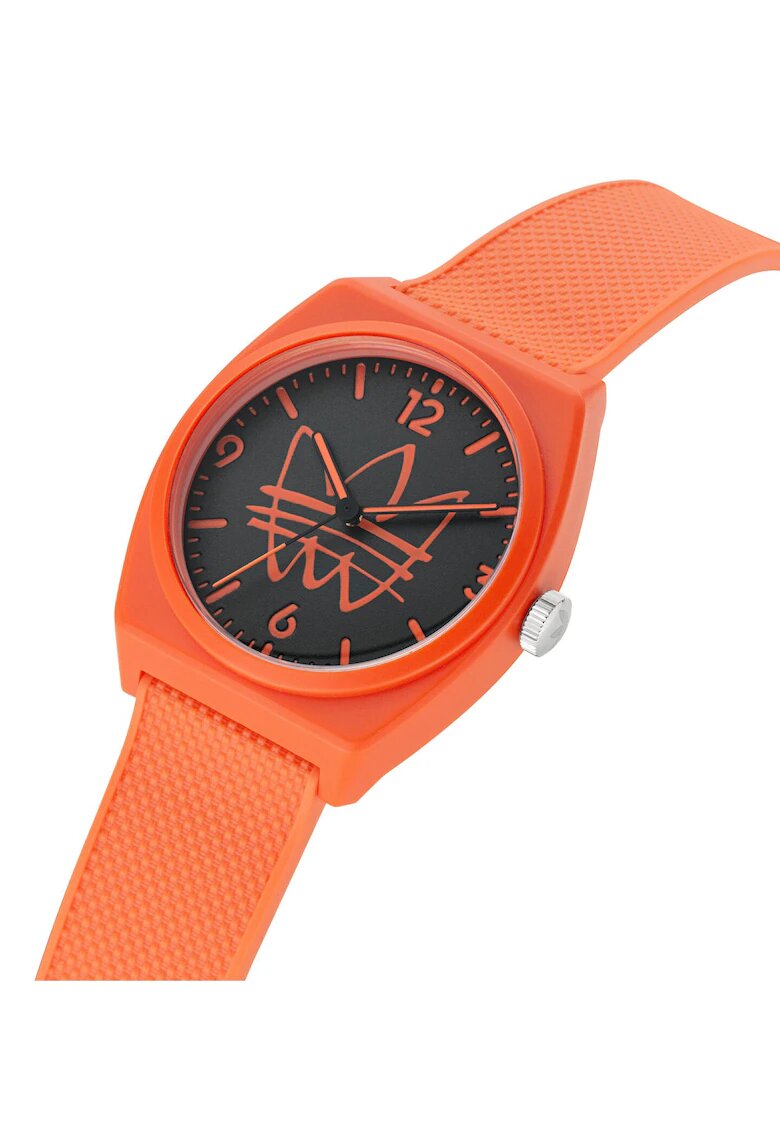 adidas Мъжки часовник PROJECT TWO AOST22562 - 38x10mm - оранжев - резинова каишка - водоустойчивост 5 ATM