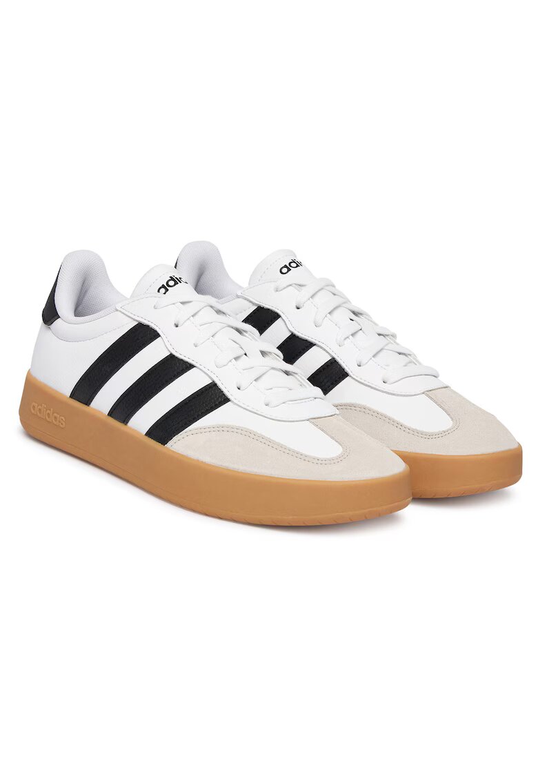 adidas Мъжки кецове - екологична кожа - бял/бежов