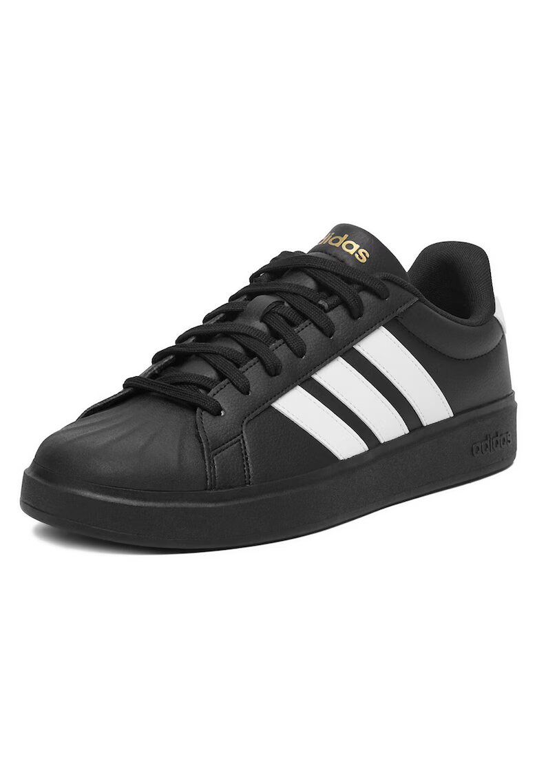 adidas Мъжки кецове - екологична кожа - черно/бяло
