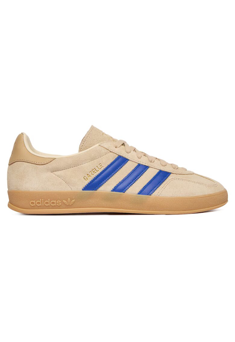 adidas Мъжки кецове - естествена кожа - бежови - удобни