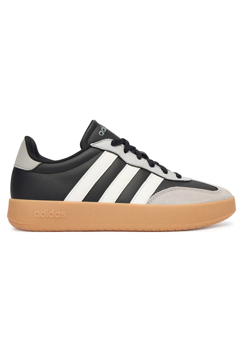 adidas Мъжки кецове - естествена кожа - черни/сиви