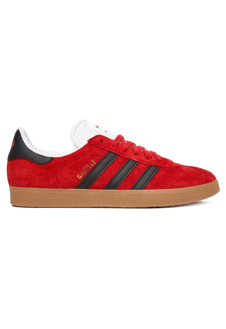 adidas Мъжки кецове - естествена кожа - червени