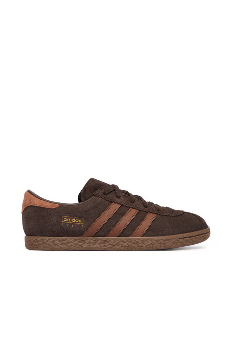 adidas Мъжки кецове - естествена кожа - кафяви