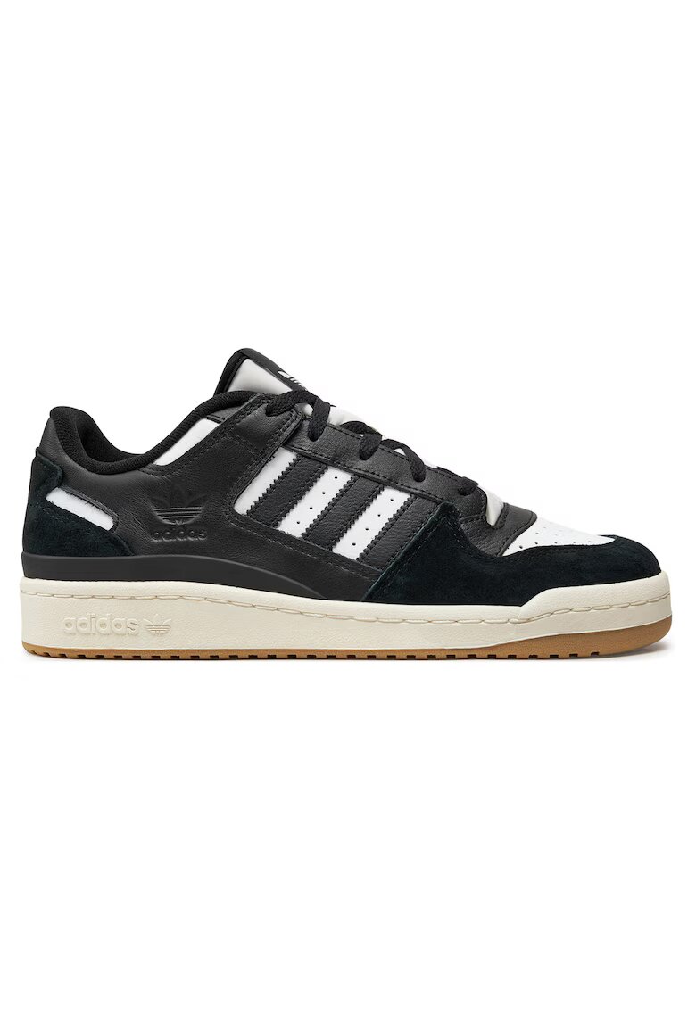adidas Мъжки кецове Forum Low - естествена кожа - черни