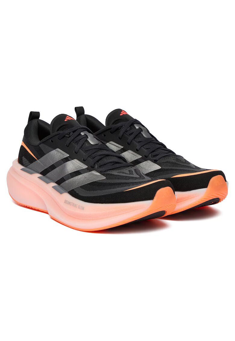 adidas Мъжки спортни обувки - за бягане - черни - текстил
