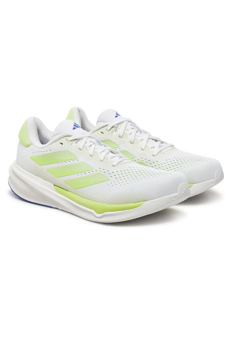 adidas Мъжки спортни обувки - за бягане - текстил - бели