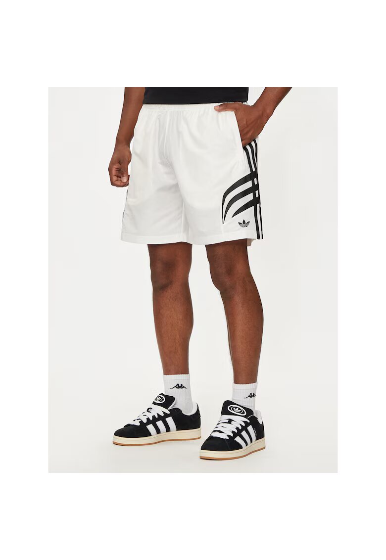 adidas Мъжки спортни панталони къси - бели