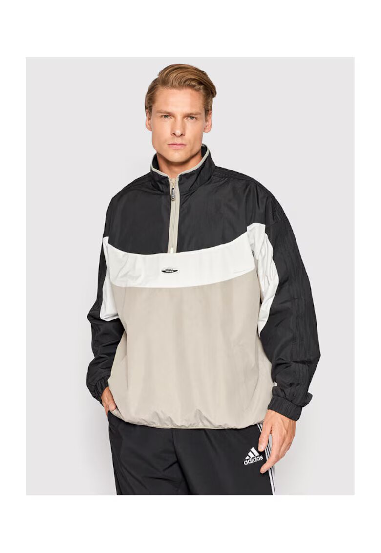 adidas Мъжки суичър бежов и изчистен