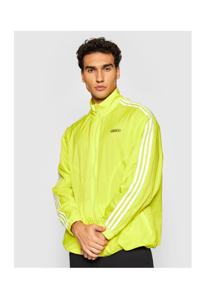 adidas Мъжко преходно яке жълто - лек материал
