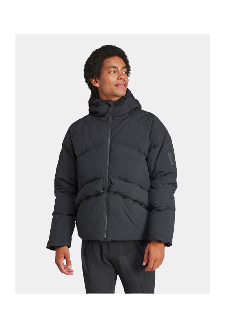 adidas Мъжко яке - 302824496 - Полиамид - XL INTL - Черен
