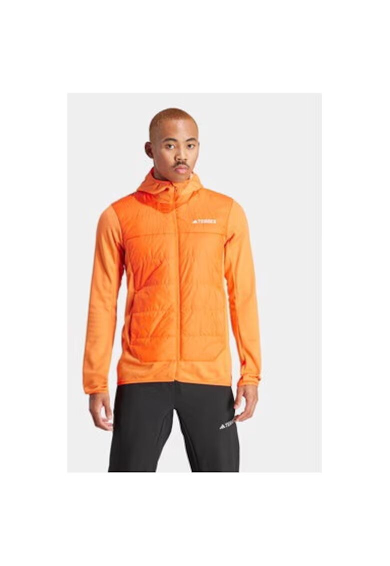 adidas Мъжко яке - 303455255 - Рециклиран полиестер - Оранжево