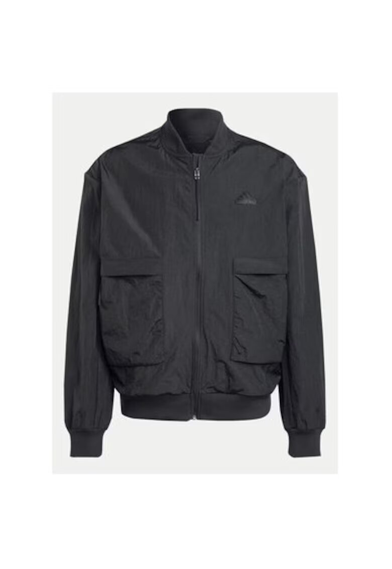 adidas Мъжко яке - 303898779 - Полиамид - Черно