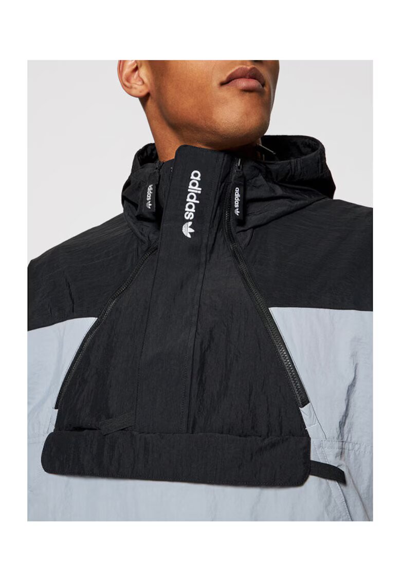 adidas Мъжко яке Anorak черно - сиво