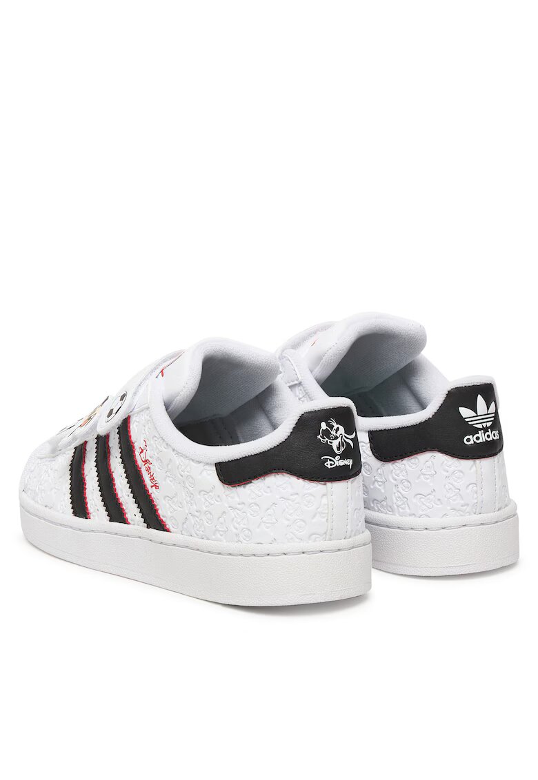 adidas Момчешки маратонки - екологична кожа - бяло\черно