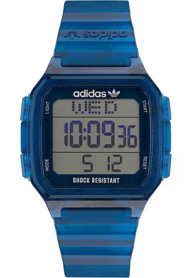 adidas Originals Часовник Street Digital One GMT - мултифункционален - син - гумен