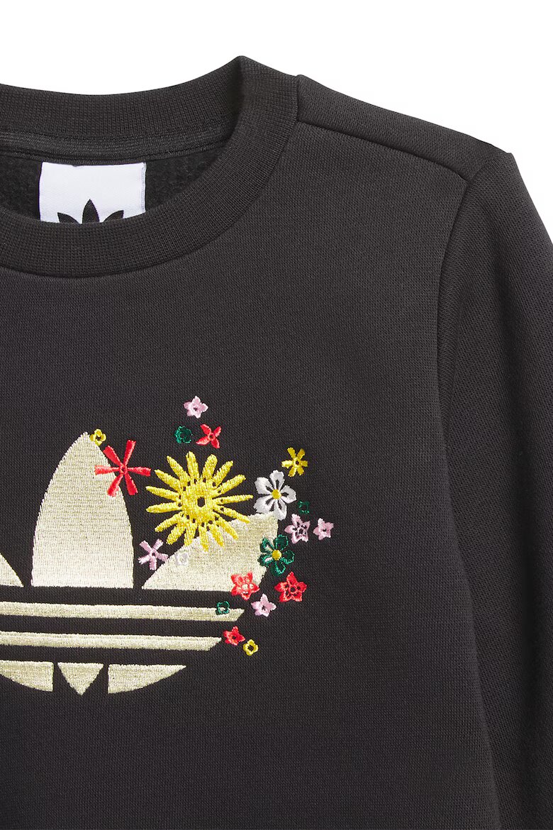 adidas Originals Флорален спортен екип с памук Червен/Черен/Жълт