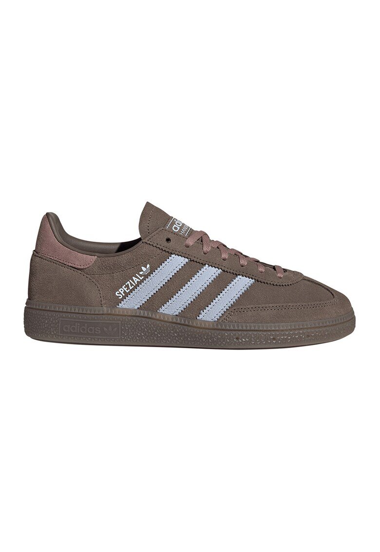 adidas Originals Хандбални обувки Spezial от велур и кожа - Тъмнокафяв/Светлосин