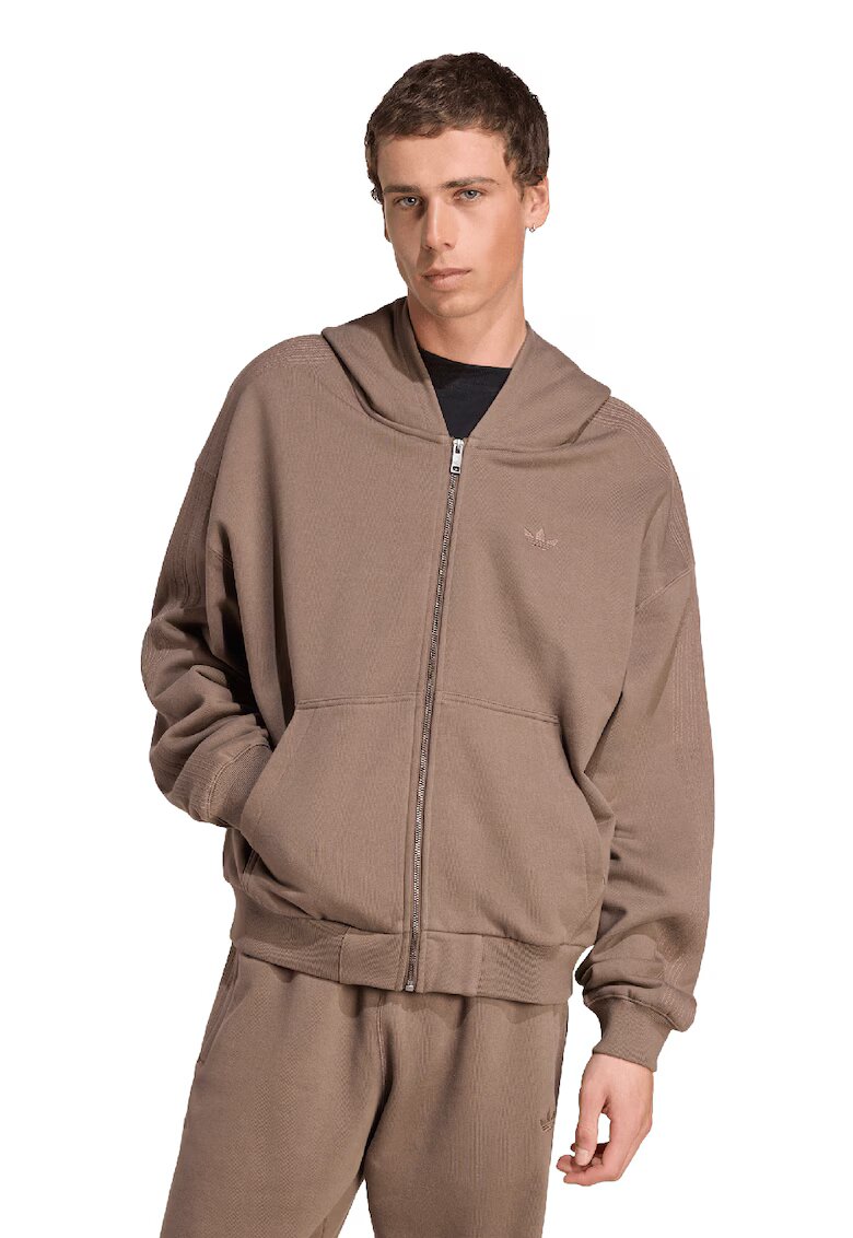 adidas Originals Худи от памук с цип