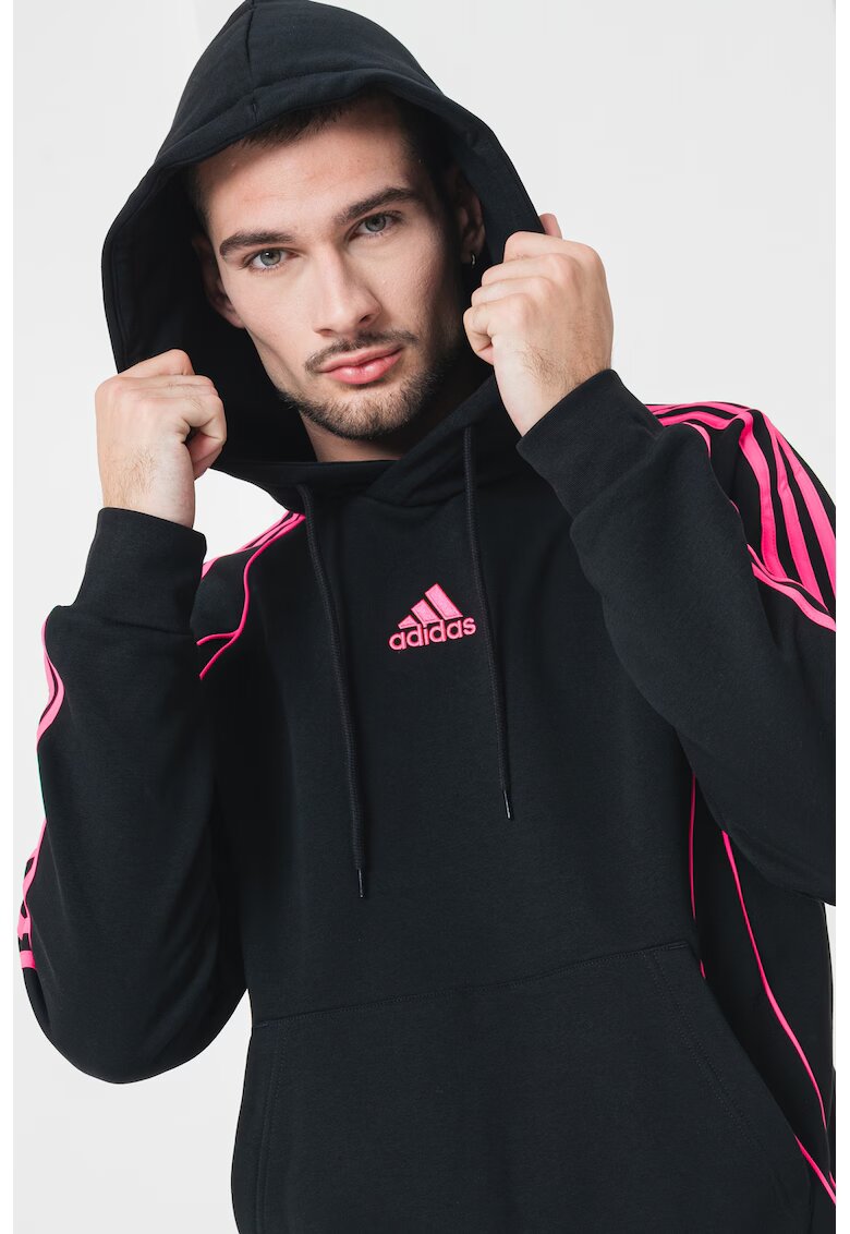 adidas Originals Худи Teamgeist с контрасти - Черен/Розово