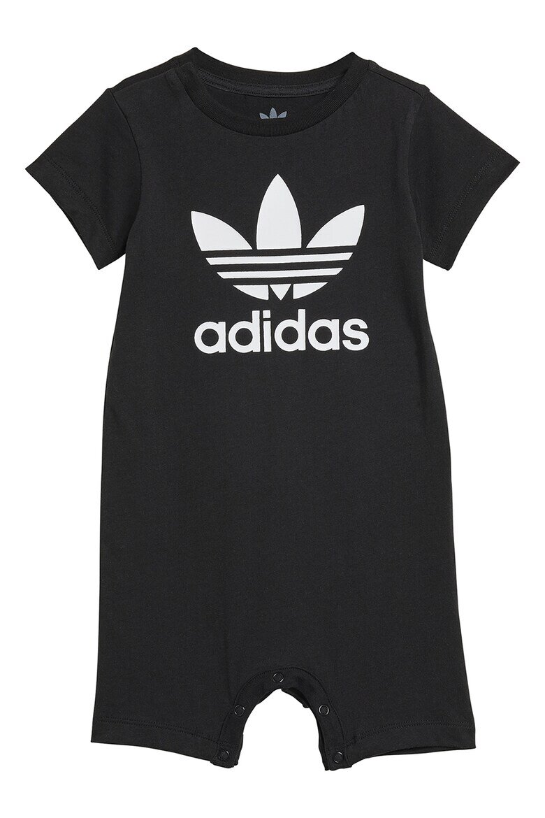 adidas Originals Къс гащеризон и шапка Черен/Бял