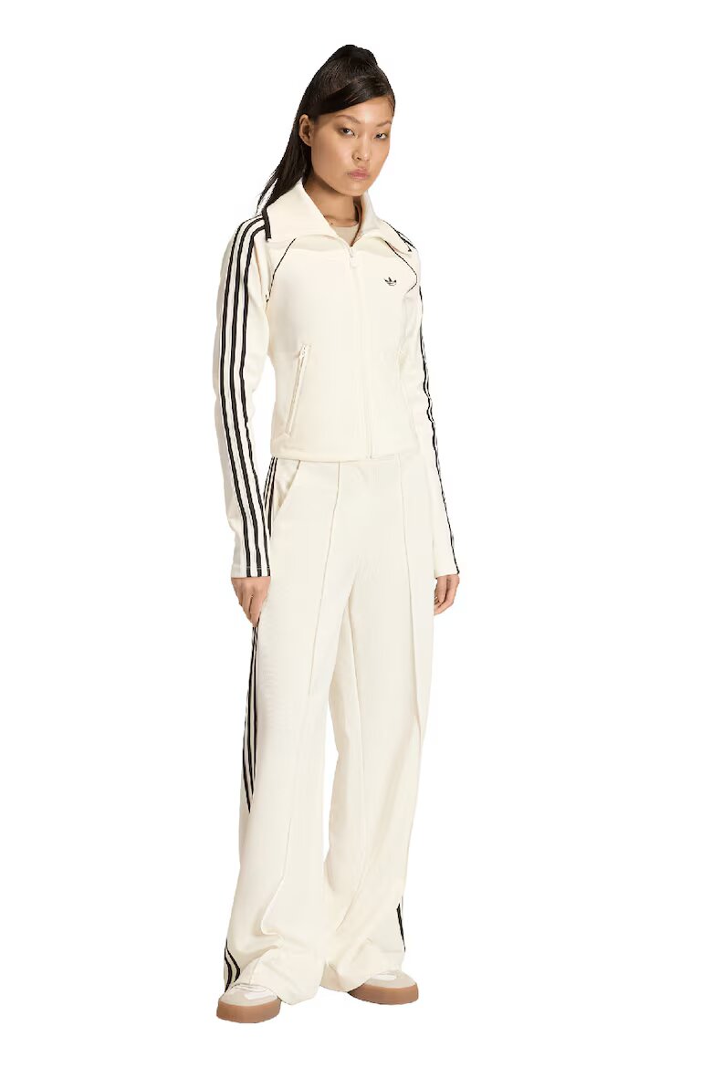 adidas Originals Къс слим суитшърт Черен/Бежов
