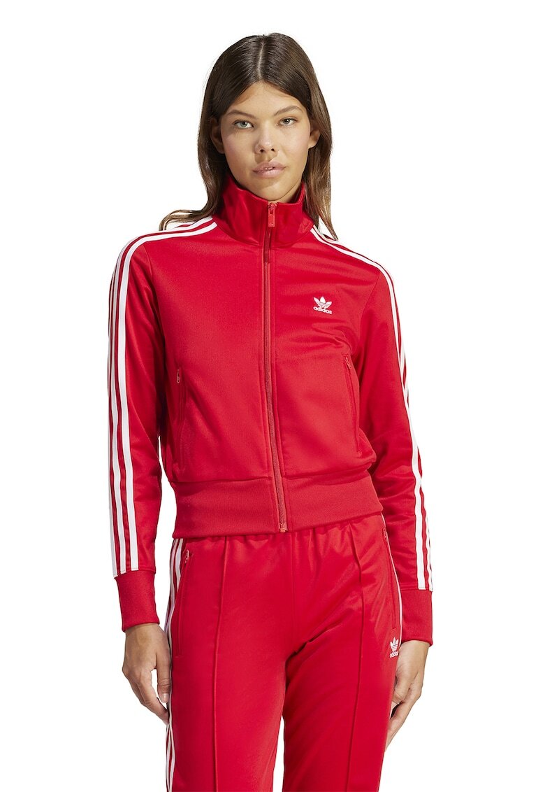 adidas Originals Къс суитшърт Firebird с цип
