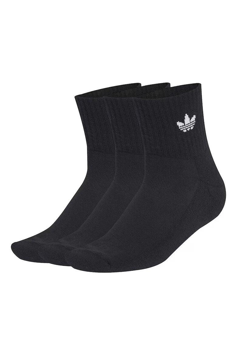 adidas Originals Къси унисекс чорапи - 3 чифта Черен