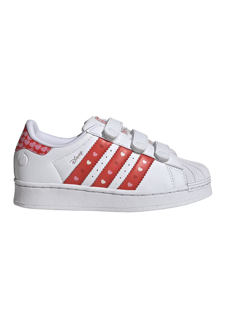 adidas Originals Кецове Superstar с LED светлини - Червен/Бял