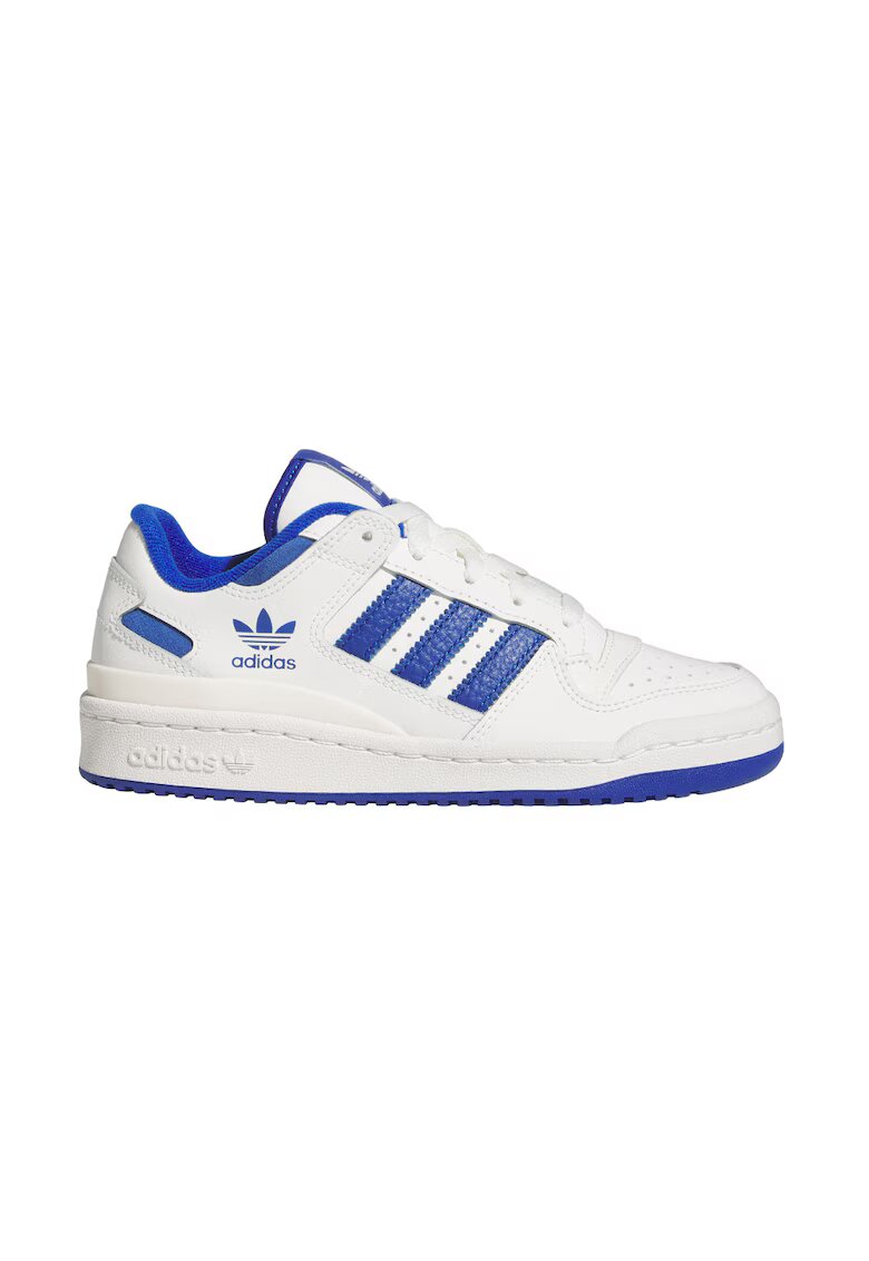 adidas Originals Кожени баскетболни обувки Forum - Бял/Кралско Синьо