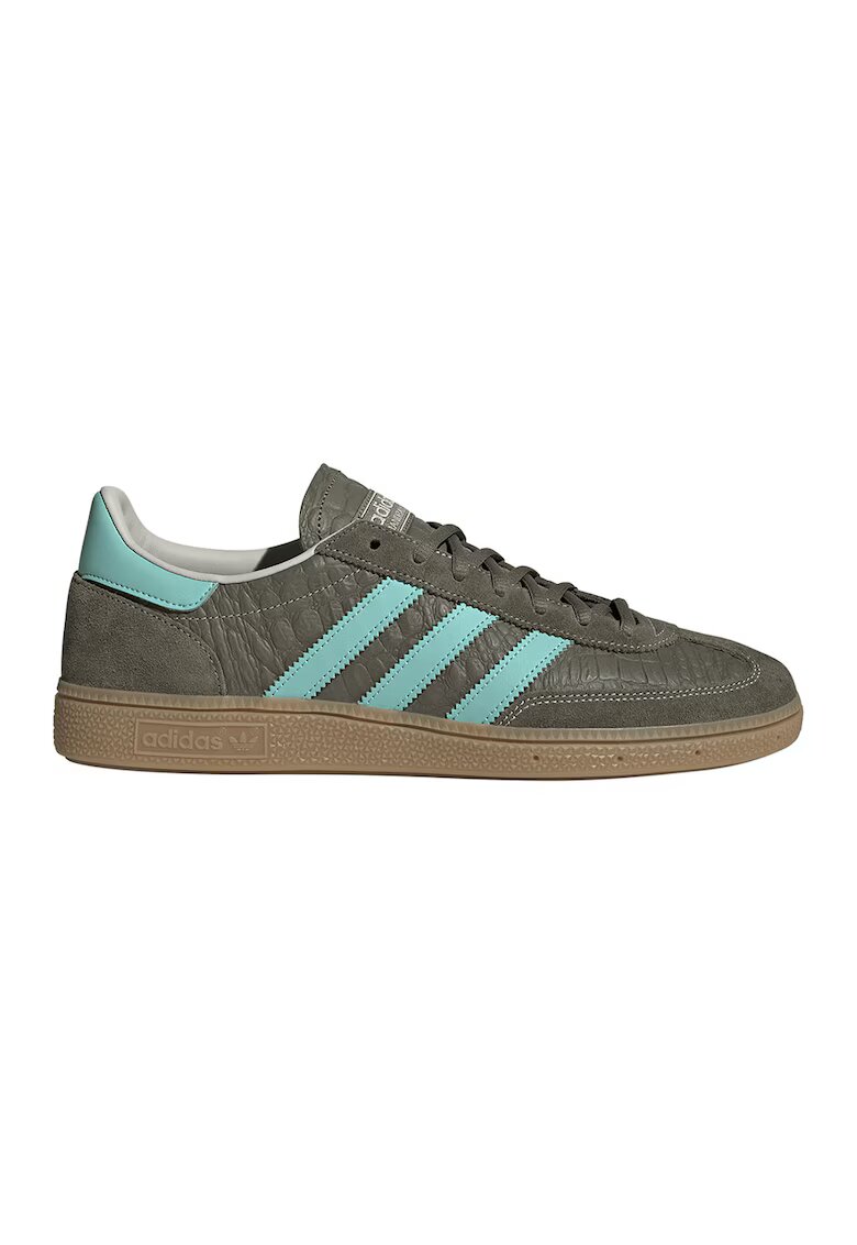 adidas Originals Кожени хандбални обувки Spezial - Маслинено зелено/Mint