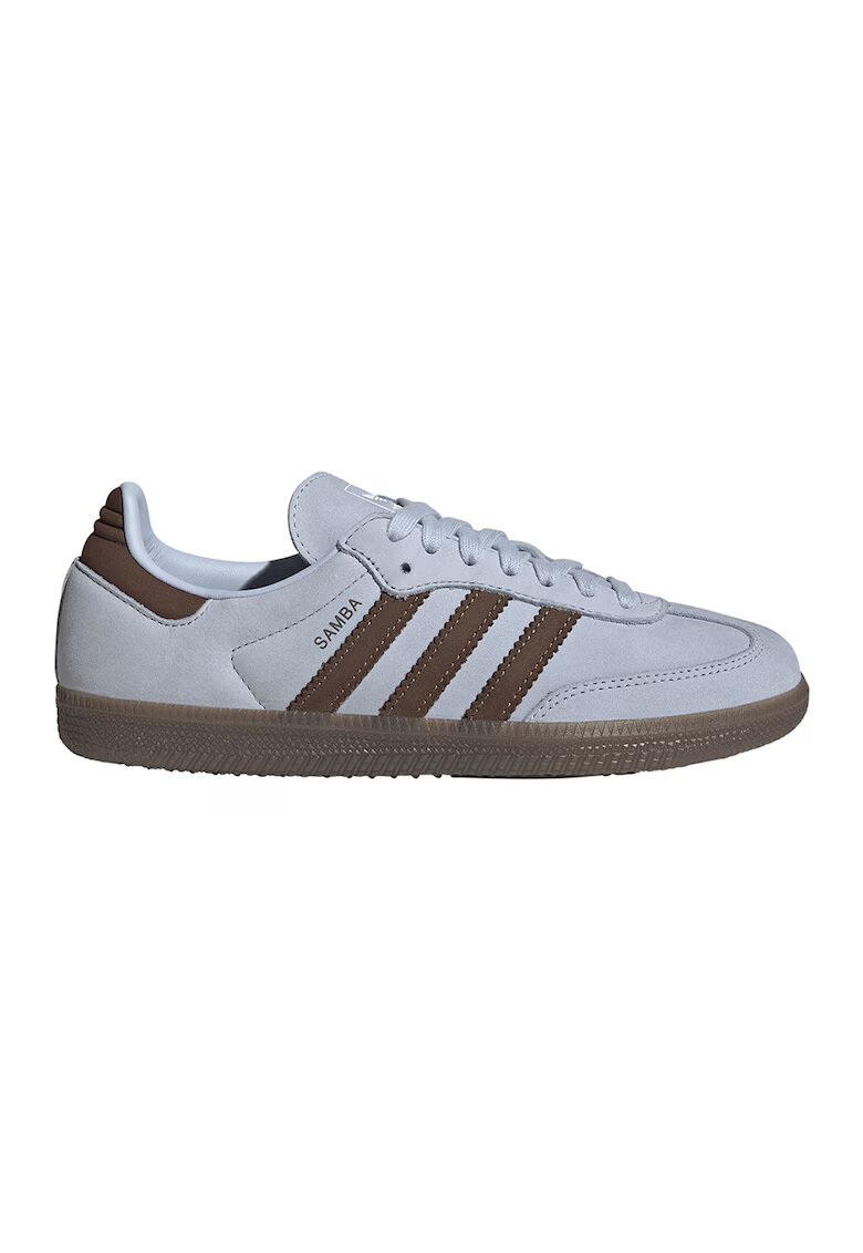 adidas Originals Кожени маратонки Samba - Кафяв/Светлосин