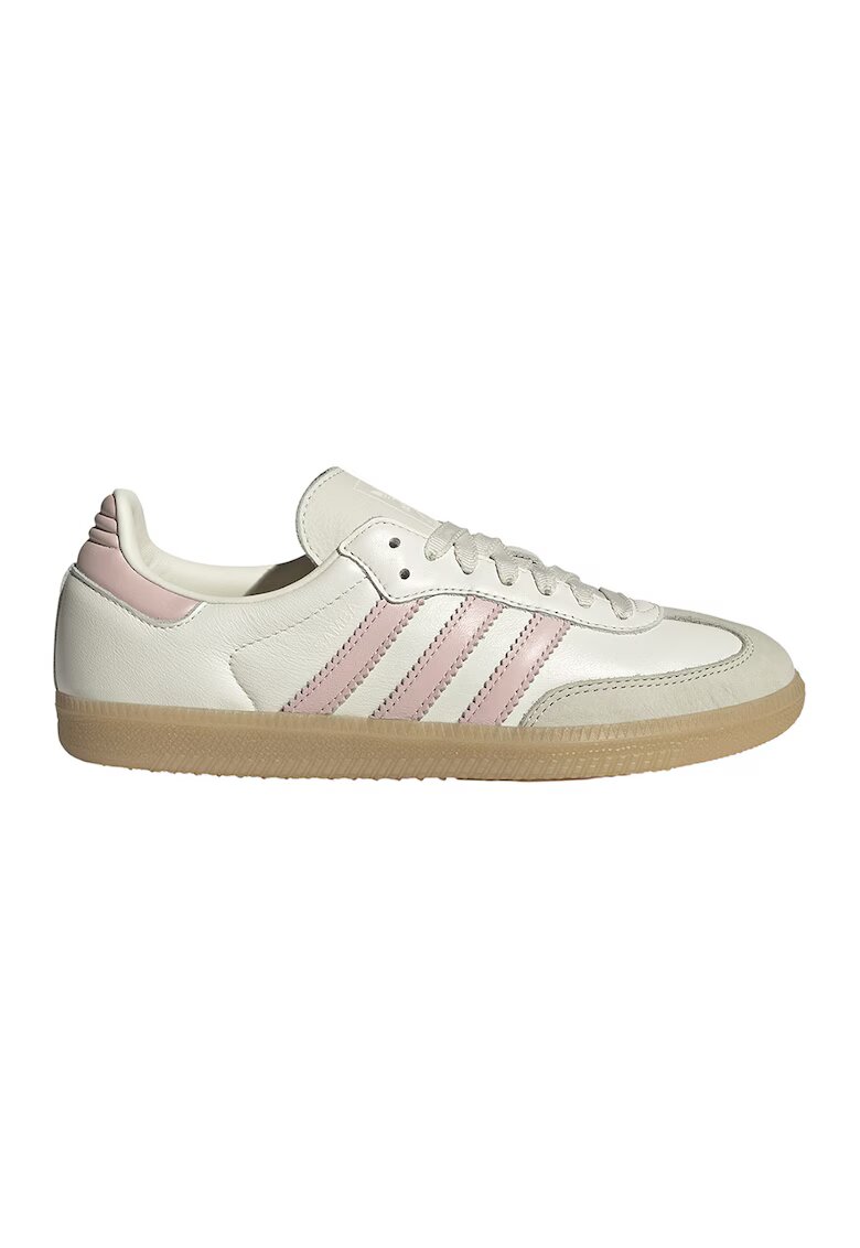 adidas Originals Кожени спортни обувки Samba - Сив/Розово